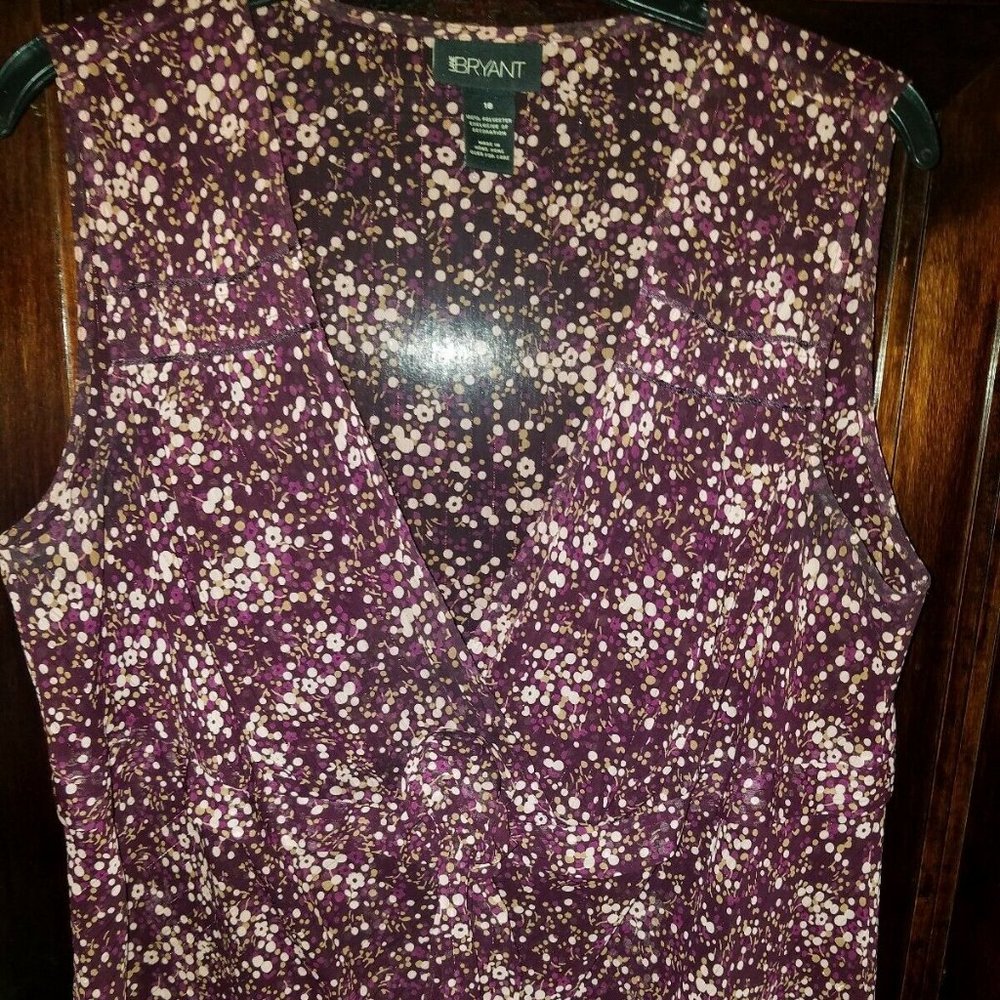 Sexy Semi Sheer Mettalic Lane Bryant Wrap Cami 18